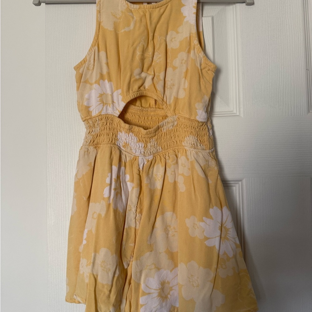 Abercrombie Kids Yellow Floral Dress